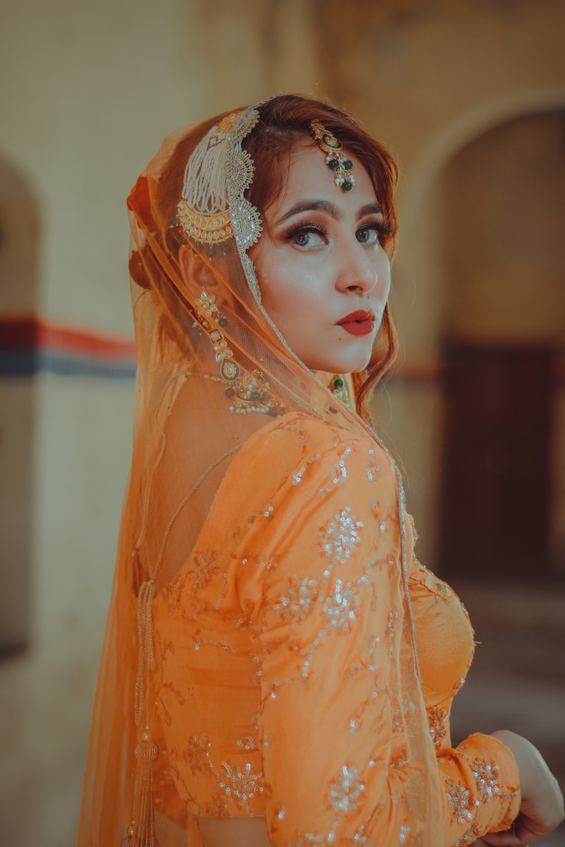 Embracing Colorful Accents in Traditional Bridal Wear